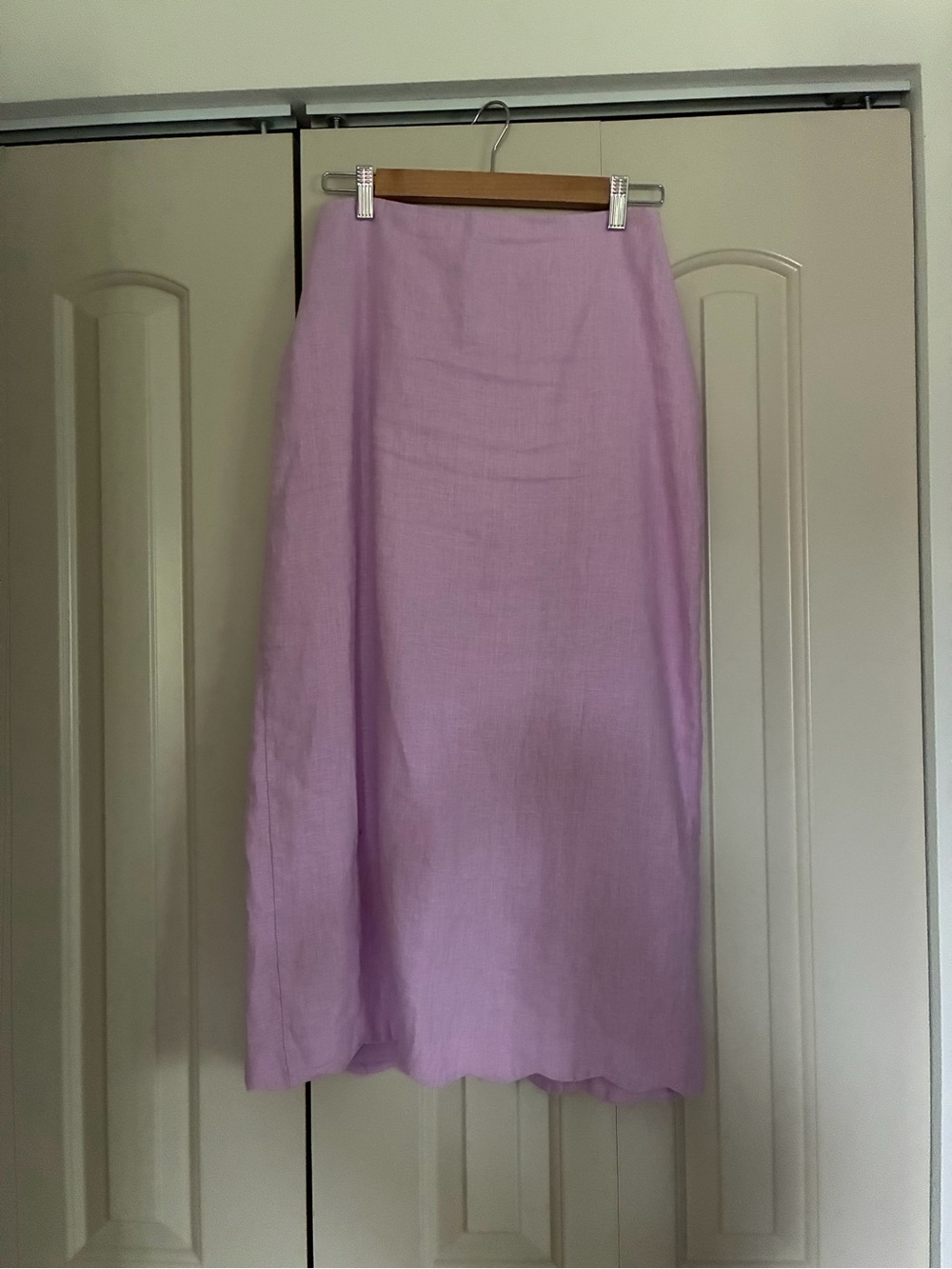 Abercrombie & Fitch Linen Lilac Skirt